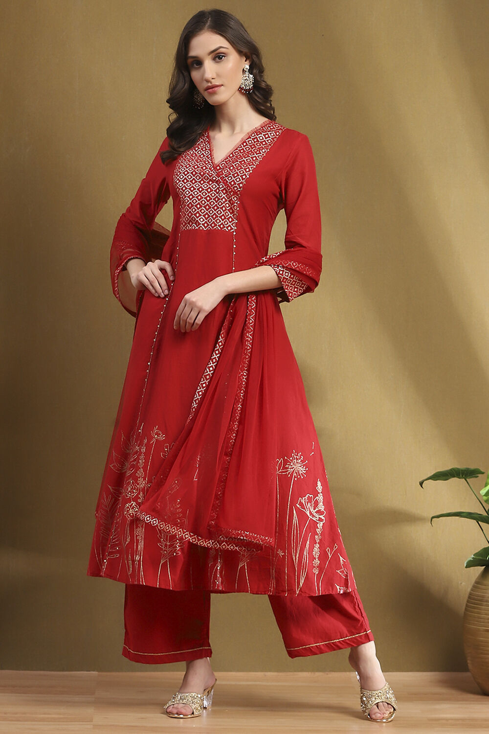Biba red suit hotsell