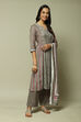 Mango Modal A-Line Kurta Palazzo Suit Set image number 6