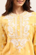 Yellow Cotton  Short Kurti image number 1