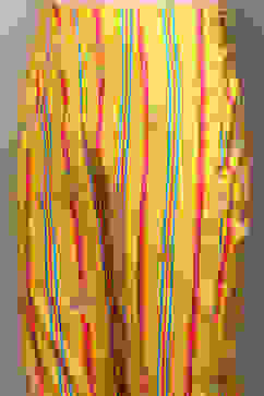 Yellow Cotton Straight Kurta Slim Pant Suit Set image number 2