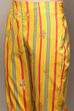 Beige Linen Straight Kurta Slim Pants Suit Set image number 2