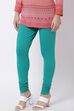 Fuschia Cotton Blend Solid Churidar image number 2