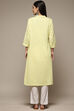 Pink Cotton Blend Straight Yarndyed Kurta image number 2