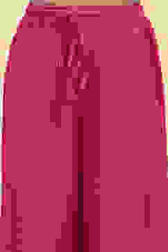 Pink Polyester Yarndyed Gathered Suit Set image number 2