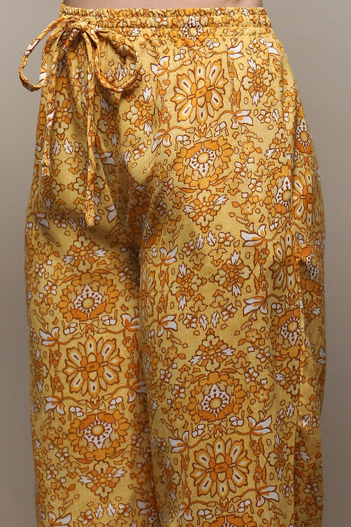 Yellow Rayon Straight Kurta Set image number 2