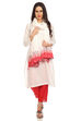 White Straight Cotton Solid Kurta image number 4