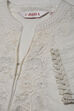 Off White Cotton Chikankari Short Embroidered Kurti image number 1