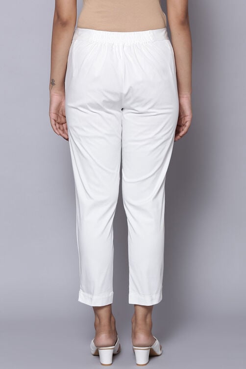 Black cotton lycra Pants image number 4