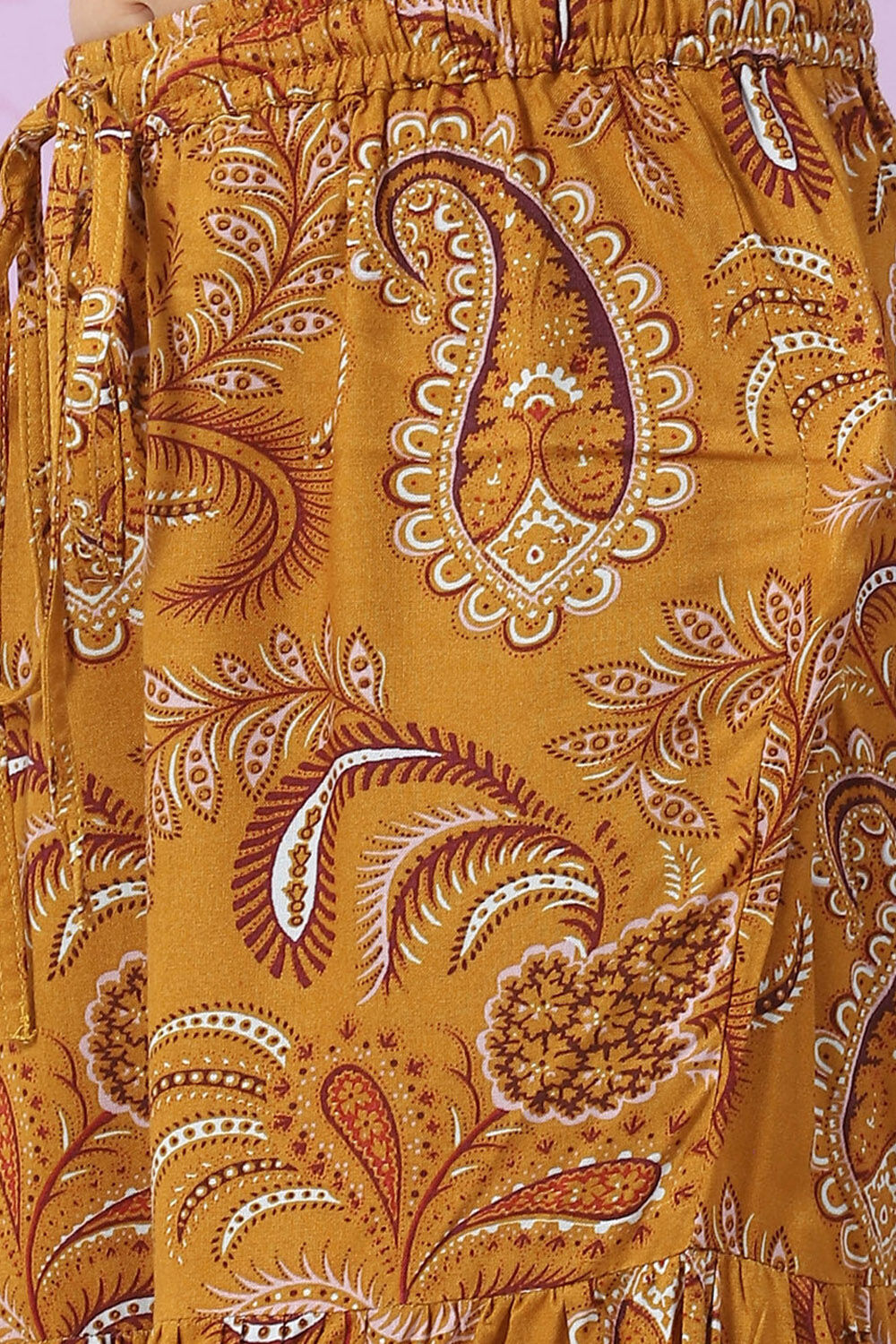 Red Art Silk Straight Kurta Set image number 2