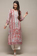 Coral Viscose Straight Kurta