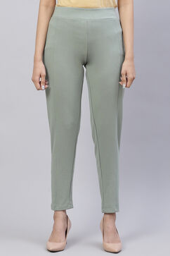 Green Bay Straight Poly Viscose Leggings image number 3