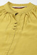 Mustard Poly Viscose Straight 2 Piece Set image number 1