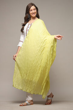 Yellow Cotton Dupatta image number 0