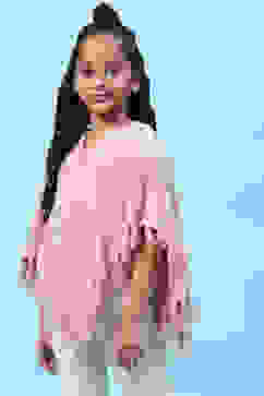 Pink Nylon Yarndyed Top image number 3