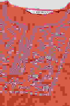 Coral Art Silk Straight Kurta Slim Pants Suit Set image number 1