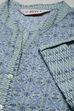 Charcoal Black Cotton Printed Kurta image number 1