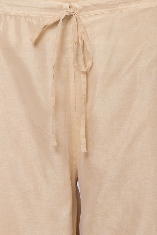 Beige Poly Cotton Palazzo image number 1