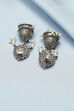 Maroon Oxidised Jhumkas image number 2