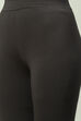 Black Cotton Blend Solid Leggings image number 1