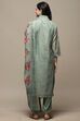 Green Cotton Digital Print Unstitched Suit Set image number 3