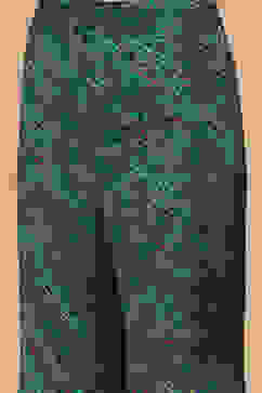 Green Viscose Chinon Printed Straight Suit Set image number 4