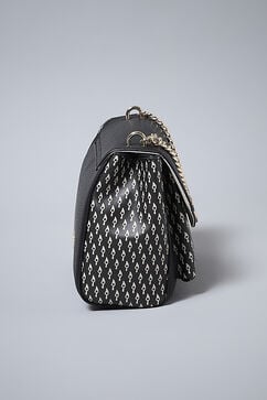 Black Pu Crossbody Handbag image number 2