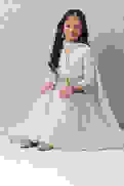 Mint Green Viscose Lehenga Set image number 0