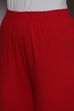 Maroon Cotton Lycra Knitted Churidar image number 6