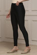 Brown Nylon Blend Leggings image number 2