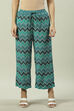 Turquoise LIVA Pants image number 0