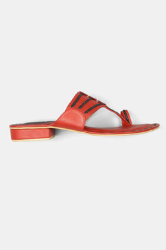 Maroon Formal Kolhapur Slipper image number 4