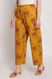 Mustard Cotton Palazzo Pants image number 0