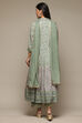 Green Modal Anarkali Kurta Palazzo Suit Set image number 4