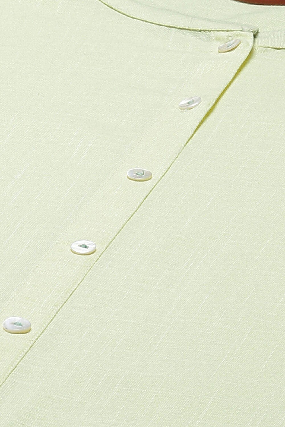 Lemon and Mint Cotton Fusion Wear Set image number 1