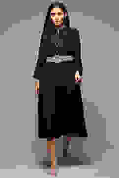 Black Rayon Straight Dress image number 5