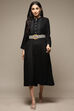 Black Rayon Straight Dress image number 5