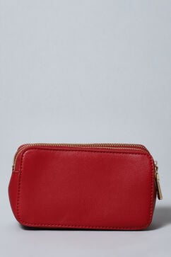 Berry Pu Leather Crossbody image number 3
