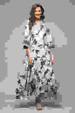 Navy Rayon Printed Nightwear image number 1