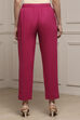 Blue Cotton Slim Pants image number 5