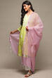 Lime Green Cotton Blend Yarndyed Dupatta image number 0