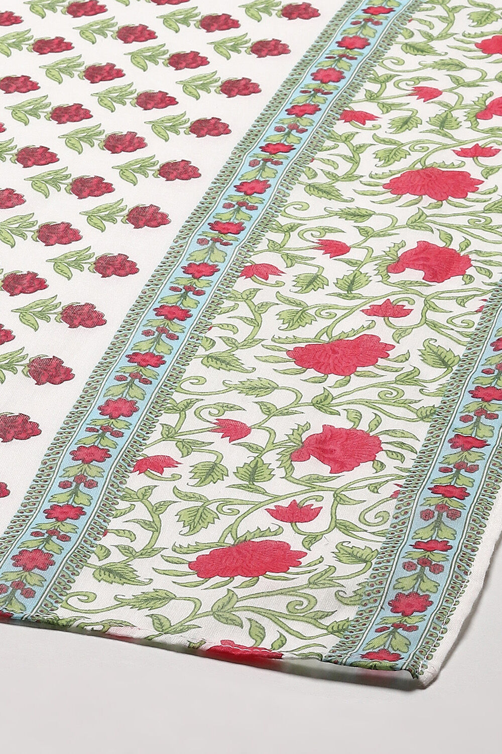 White Voile A-Line Kurta Palazzo Suit Set image number 3