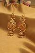 White Gold Plated Brass Jhumkas image number 0