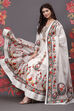 Rohit Bal Ivory Cotton Silk Anarkali Printed Suit Set image number 7