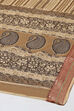 Coffee Brown Cotton Machine Embroidered Unstitched Suit Set image number 4