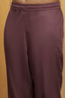Grey Polyester Straight Suit Set image number 2