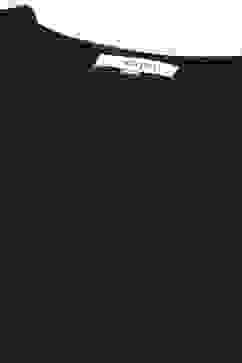 Black Acrylic Straight Scarf Set Yarndyed Kurta image number 1