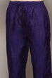 Pink & Purple Polyester Straight Printed 2 Piece Set image number 2