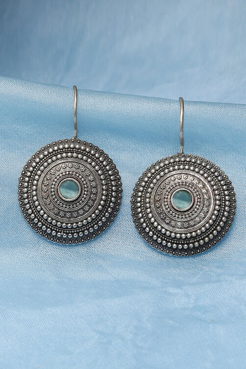 Oxidised Silver Earrings image number 0