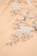 Peach Organza Lace Unstitched Suit Set image number 2