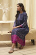 Mustard Cotton Straight Kurta Relaxed Pant Suit Set image number 0